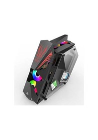 Resim Revenge Dark Lord 650w 80+ Temperlı Cam Sıyah 8x12cm Rgb Fan Robotik Atx Kasa 