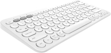 Resim Piranha 8032 8\ Uyumlu Kablosuz Bluetooth Pilli Türkçe Q Klavye - Beyaz 