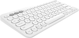 Resim Piranha 8032 8\ Uyumlu Kablosuz Bluetooth Pilli Türkçe Q Klavye - Beyaz 