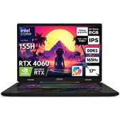 Resim MSI Pulse 17 AI C1VFKG-083XTRFR49 Ultra 7-155H 48 GB 1 TB SSD 8 GB RTX4060 17" W10P Dizüstü Bilgisayar 