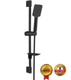 Resim Drom Dusj Siyah Sürgülü Duş Seti 