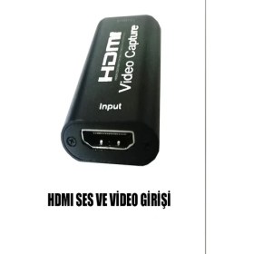 Resim Soylu Elektronik 4K 1080P Full Hd HDMI USB Video Yakalama Kartı Oyun Video Canlı Kayıt Aleti 