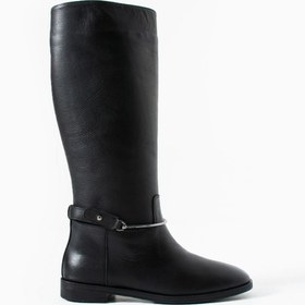 Resim Eataly Shoes Henna Siyah Hakiki Deri Binici Çiz e 