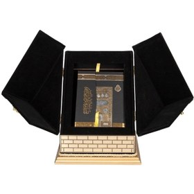 Resim Derman Kabe Maketi Kur'anı Kerim Hediyeli ( Kabe Kutu Rahle Hediye Gift ) 