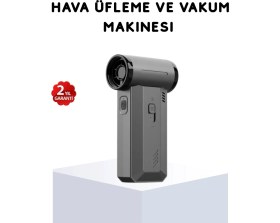 Resim Nemere 130000 Rpm Çok Fonksiyonlu Şarjlı Hava Üfleme ve Vakum Temizlik Cihazı 