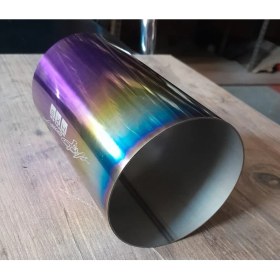 Resim Hks 100 mm. Tam Yanık Paslanmaz titanyum Egzoz Ucu 