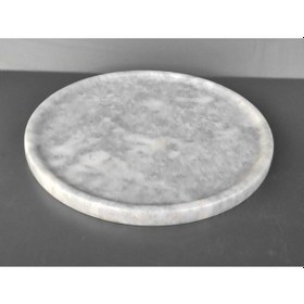 Resim Gri Mermer Tepsi Beyaz 