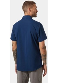 Resim Helly Hansen Tofino Solen Short Sleeve Shirt Erkek Kısa Kollu Gömlek 63204-584 Lacivert 001 