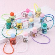 Resim 6/12'li Mini Su Şişesi Termos Bardak Kolye Sevimli Küçük Şişe Bebek Aksesuarları Taklit Su Bardağı Aksesuarları Anahtarlık Sırt Çantası Kolye Bebek Evi Asma Süsleri, Noel 