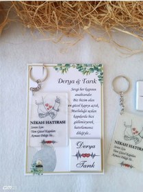 Resim Farklı Market Nikah Hediyersi Çikolata Ve Anahtarlı 25 Adet 