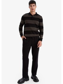 Resim Defacto Regular Fit Dar Paça Pantolon C6022ax25aubk81 Siyah 