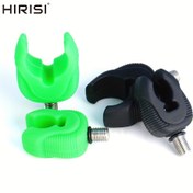 Resim 2 adet Hirisi Tackle ABS Olta Sapı Ucu Destekleri, Siyah Kauçuk Tutucu Tutucular, Braket Raf Tutucu, İş Günü ve Bağımsızlık Günü Olta Aletleri 