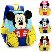Resim Mickey ve Minnie Mouse Çift Omuzlu Sırt Çantası - Şık Mavi ve Kırmızı Polka Dots Tasarımı, Hafif ve Rahat, Okul, Seyahat veya Günlük Kullanım İçin Mükemmel, İdeal Doğum Günü veya Noel Hediyesi, Seyahat Sırt Çantası | Canlı Tasarım | Dayanıklı Naylon, Okul Sırt Çantası 