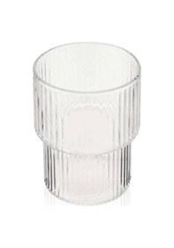 Resim Tohanaa Çizgili Cam Bardak - 280 Ml Renkli 