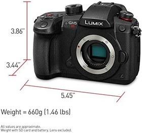 Resim Panasonic Lumix GH5S Body (Gövde) Aynasız Fotoğraf Makinesi 