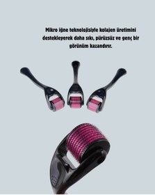 Resim Zengemtx Dermaroller 1 Mm Akne İzleri Ve Çatlak Giderici Cilt Bakım Aleti 