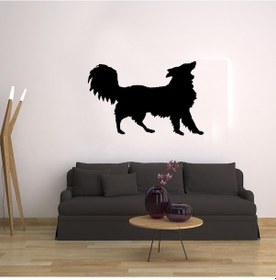 Resim Folyo Sticker Köpek 60cm Uzunluk Siyah 