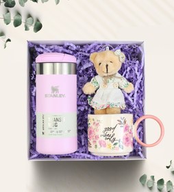 Resim Pembe Stanley Termoslu Doğum Günü Hediye Seti 
