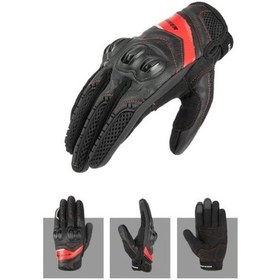 Resim Rock Biker Motosiket Eldiveni Yazlık Korumalı Dokunmatik Ekran 