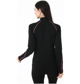 Resim Scorp Thermo-fit Kadın Yarım Boğazlı Termal Üst Kayak İçlik Siyah 