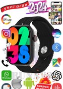 Resim Bunnys HUAWEİ Honor Uyumlu Akıllı Saat Watch 9 Max+2024 45mm Kordon Hediyeli Amoled Ekran 
