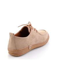 Resim Bambi Bej Hakiki Deri Kadın Casual Ayakkabı K01045250401 Bej 