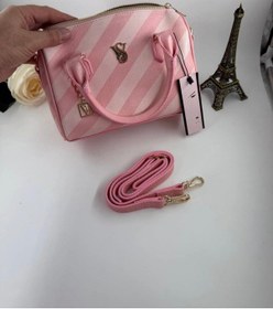 Resim Gesshop Kadın Mini Metal Aksesuarlı Toz Torbalı Çapraz Çanta Bordo 