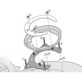 Resim Givi GIVIBF09DEPOÜSTÜÇANTAAPARATI(DUCATI) 