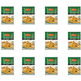 Resim Yelpaze Shan Bombay Biryani Basmati Pilav Baharatı 12 x 30 G 