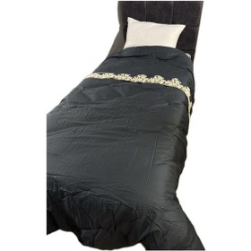 Resim Clasy Saten %100 Pamuk Saten Tek Kişilik Yorgan Osela V4 İndigo Gri 