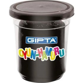 Resim Oyun Hamuru 120 Gram Tek Renk Siyah 12 Li Paket K8308 Siyah 