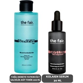 Resim The Fair Yağlı Akneye Yatkın Cilt Salisilik Asit Tonik 200 ML + Kolajen Serum 30 ML 
