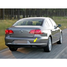 Resim VW Passat B7 Sedan 11-14 Arka Tampon Çeki Demiri Kapağı 3AE807441 