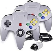 Resim Gamepad Kablolu USB Denetleyicisi Windows PC PC Oyun Kumandası Oyun Kumandası için Klasik USB Denetleyici (Renk: Gri) (Gri) 