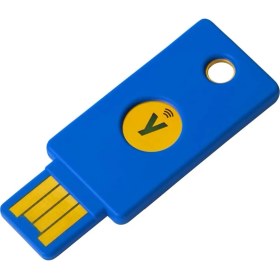 Resim Security Key Nfc - Two Factor Authentication USB And Nfc Security Key, Fits Usb-A Ports And Works With Supported Nfc Mobile Devices - Fıdo U2F And Fıdo2 Certified - More Than A Password, Mavi 