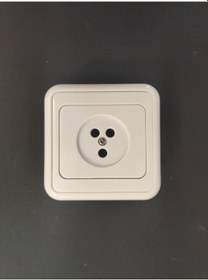 Resim Schneider Köşk Beyaz Telefon Prizi 