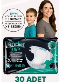 Resim All Fit Xs Bel Bantlı Bez - Bebek Ve Yetişkinlere Özel Beden 30'lu XS 