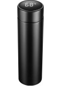 Resim Youmex 500ml Akıllı Sıcaklık Gösteren Termos Bardak - Lcd Dokunmatik Ekranlı, 304 Çelik, Sızdırmaz, Seyahat İçin Siyah Siyah 