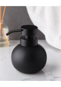Resim Gönül Gnl 3118 Stoneware Siyah Seramik Sıvı Sabunluk 500 Ml Siyah 