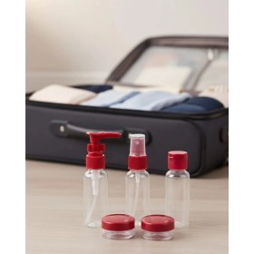 Resim Belle Fusion Mey Ithalat® Taşınabilir 5 Parça Seyahat Kozmetik Dolum Seti 30 ml 