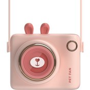 Resim Szykd GL106 USB Şarj Edilebilir El Taşınabilir Taşınabilir Yapraksız Mini Kamera Fanı Stil Tavşan Pembe (Yurt Dışından) 