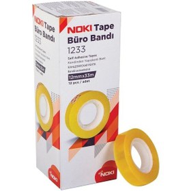 Resim Noki Büro Bandı 12 MM X 33 M Selefon Bant 12'Li Kutu 