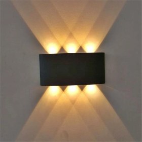 Resim Hepta Collection Dekoratif Çift Yönlü Duvar Aydınlatma Duvar Lambası Haiti 10 Watt Desenli Duvar Aplik (Amber Renk Iş 