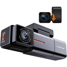 Resim Carlover S25 4k Wifi+gps 3 Kameralı Araç Kamerası 