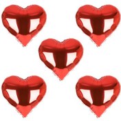 Resim 5 Adet Sevgiliye Doğum Günü Kalp Balonlar 