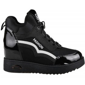 Resim GUJA 22k304-2 Dolgu Topuk Siyah Kadın Sneakers Siyah 