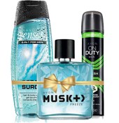 Resim Avon Musk Freeze Edt 75ml Erkek Parfüm Bakım Seti 