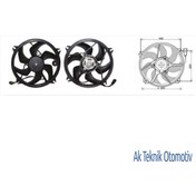 Resim Fan Motoru 12V Peugeot 307 C4 1.4 2.0 Hdi 04>> 504629072 