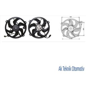 Resim Fan Motoru 12V Peugeot 307 C4 1.4 2.0 Hdi 04>> 504629072 