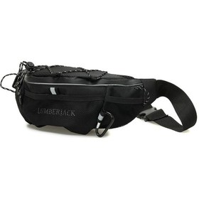 Resim Lumberjack Reflector Black Waıst 5pr Siyah Unisex Bel Çantası Siyah 